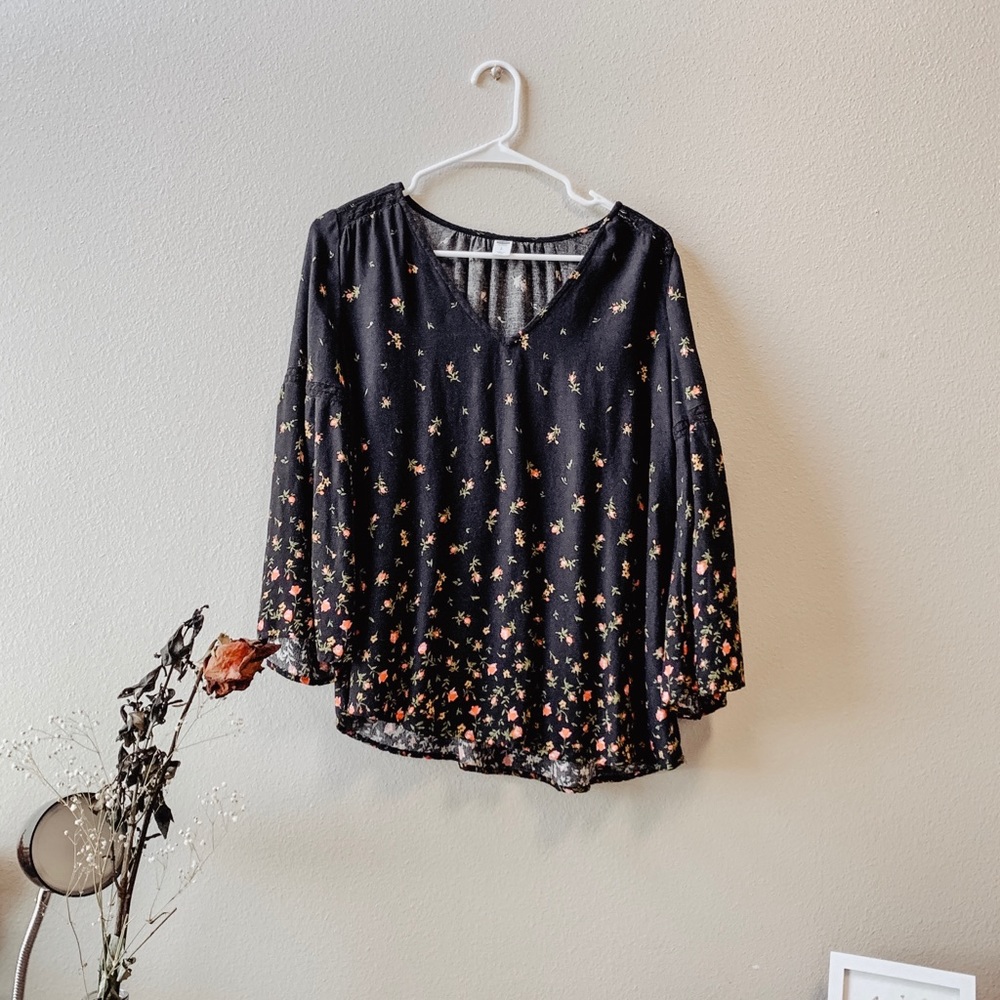 Old Navy Flower Blouse
